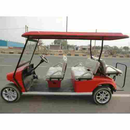 Eco Friendly Color Coated Four Wheel Type Battery Operated Six Seater Golf Cart