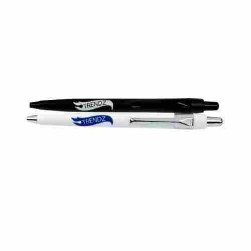 Promotional Retractable Plastic Ball Point Pen With 0.5-1 mm Nib Size And Blue, Black & Red Ink Color