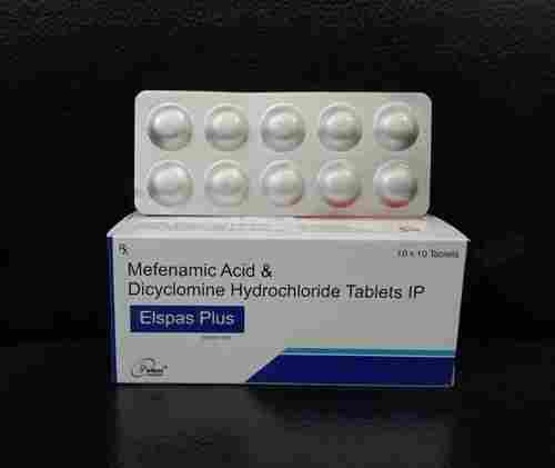 Mefenamic Acid And Dicyclomine Hydrochloride Tablets IP