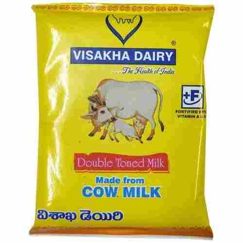 No Artificial Color High Nutritional Value Visakaha Dairy Double Toned Cow Milk