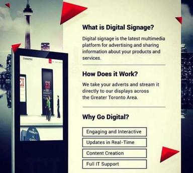 Digital Signage Advertising Services