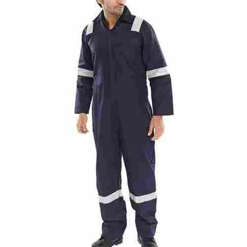 Reusable Blue Full Sleeves S, M, L,Xl, Xxl Size Cotton Boiler Safety Suit For Male