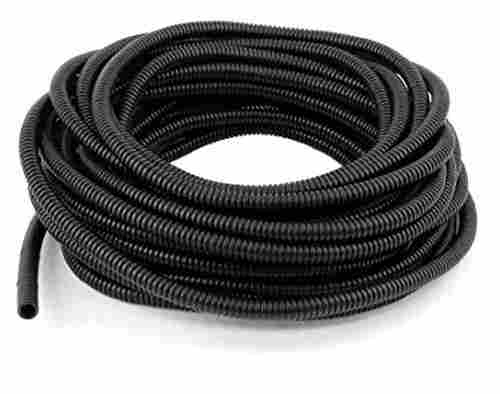 Rigidness Crack Resistance Flexible Black Cord Plastic Electric Corrugated Tube