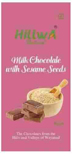 Delicious Taste and Mouth Watering Milk Chocolate With Sesame Seeds