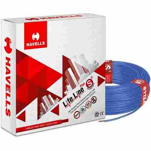 1 Sqmm Blue Life Line Plus Single Core Hrfr Pvc Insulated Flexible Cables