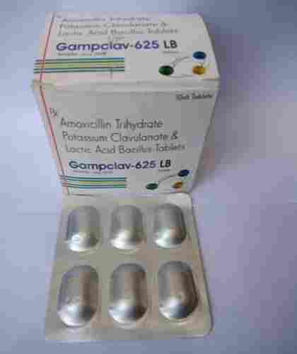 Amoxicillin Trihydrate Potassium Clavulanate and Lactic Acid Bacillus Tablets