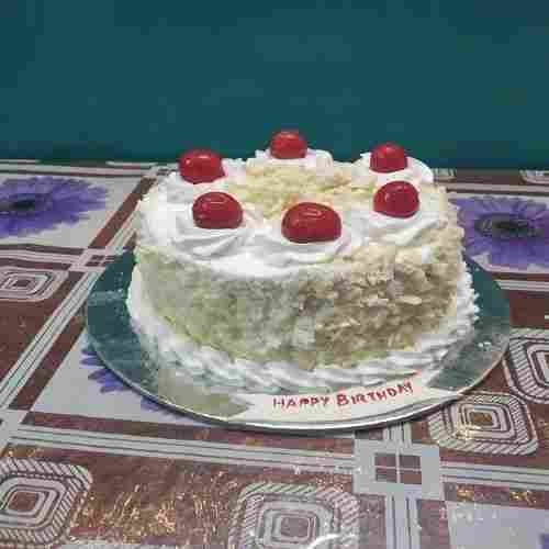 Strawberry Cream Homemade Cake For Birthday And Wedding Celebration