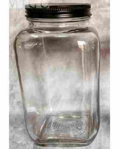 Leak Proof 2700 Ml Pharma Glass Transparent Jar With 23.7cm X 10cm