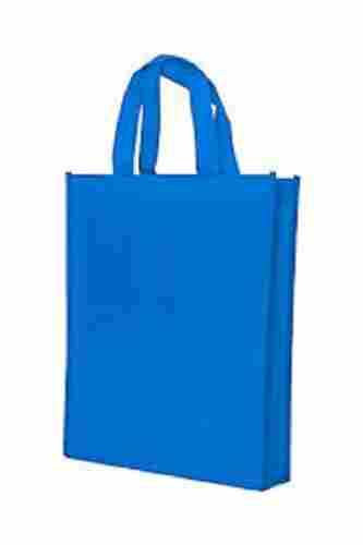 Blue Plain Non Woven W Cut Carry Bags For Shopping and Retail Use