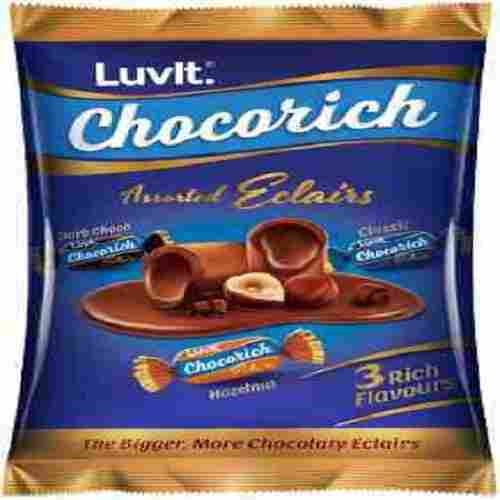 Luvit Chocorich Assorted Eclairs Hazelnut, Dark Choco And Classic Flavour Toffee Bars