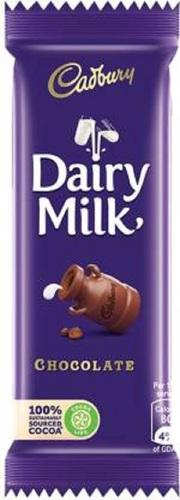 Hygienically Packed Mouthwatering Taste Cadbury Dairy Milk Chocolate Ingredients: Butter