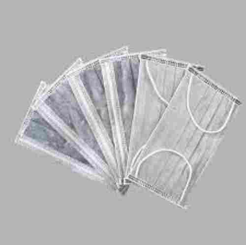 Disposable White Color 3 Ply Surgical Mask With Elastic Ear Loops