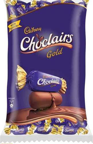 Hygienic Prepared Mouthwatering Taste Cadbury Choclairs Gold Candies (605 G) Chocolate Truffles