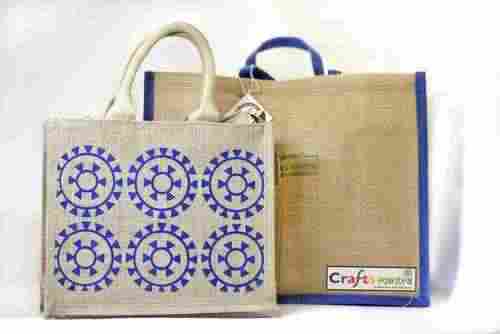Large Size, Strong and Durable, Printed Jute Shopping Bags For Everyday Shopping