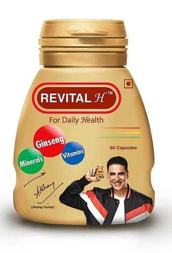 Revital H For Men With Multivitamins And Natural Ginseng Capsules Shelf Life: 2 Months