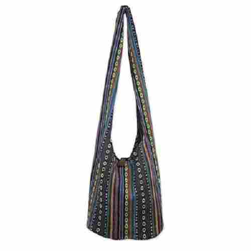 Spacious, Designer Cotton Shoulder Bags With High Weight Bearing Capacity