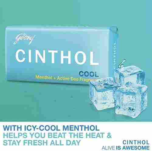 Cinthol Cool Bath Soap, Pack Size 100 Grams