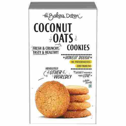 Delicious Taste and Mouth Watering Coconut Oats Cookies Biscuits