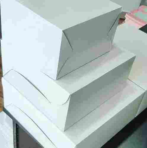 White Colour Reusable Plain Duplex Paper Boxes for Packaging