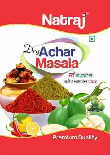 Pure Vegetarian Premium Quality No additives Natraj Dry Achar Masala 200g