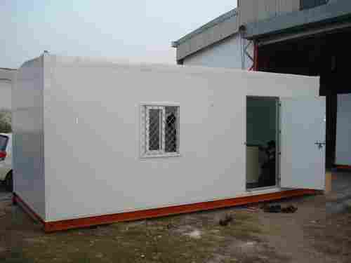 Robust Construction Color Coated Rectangular Industrial Modular Portable Cabins 