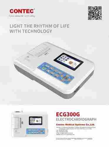 Three Channel Electric Ecg Machine Zoncare Imac 300 For Medical Use