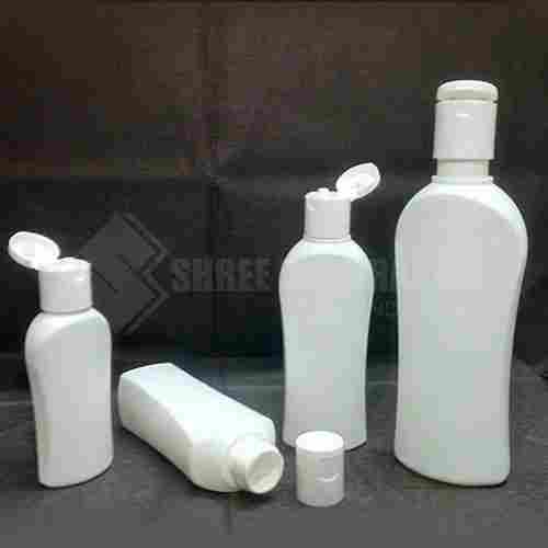 White Virgin Plastic Flat/Butterfly Shape Hair Oil Bottle For Pharmaceutical Industry