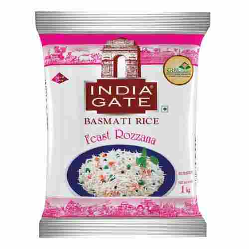 100% Pure And Organic White Long Grain India Gate Basmati Rice 1 Kg