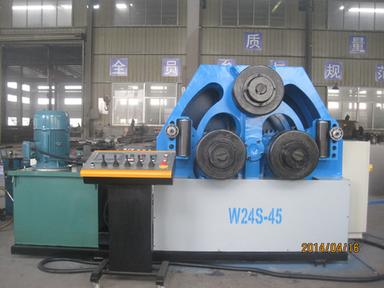 Blue & White Cnc Steel Tube Aluminum Profile Bending Machine