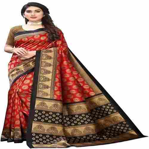 Cotton Silk Stone Work Party Wear Knitted Multi-Color Ladies Sarees