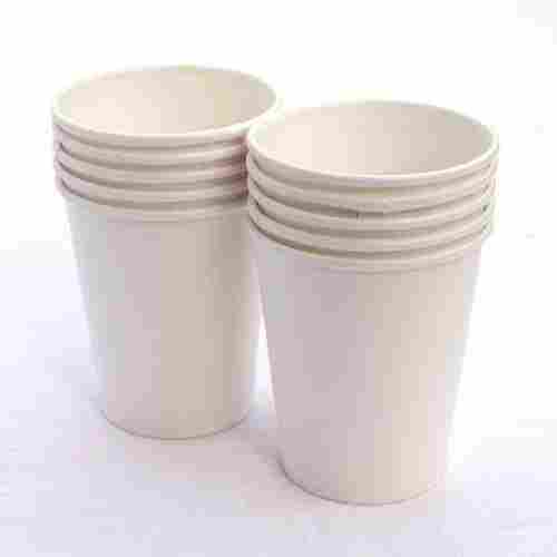 Machine Made White Color Plain Disposable Paper Cup for Event and Parties