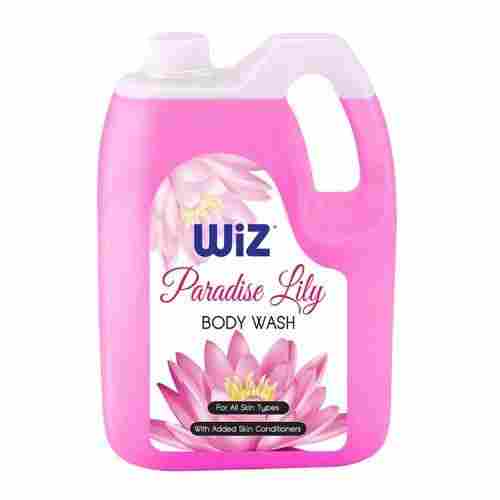 WiZ Paradise Lily Classic Body Wash with Added Skin Conditioners - 5Ltr