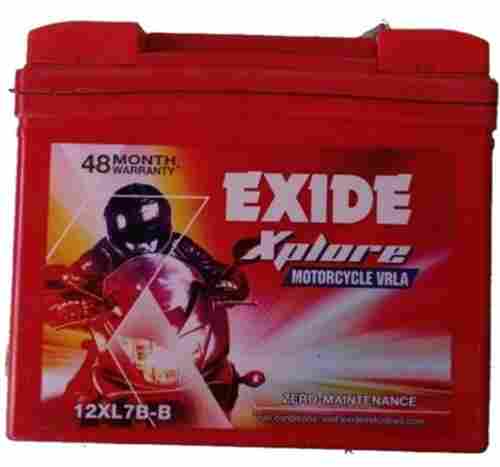 12XL7BB Exide Xplore Motorcycle VRLA Battery 12V, 7Ah With 48 Months Warranty