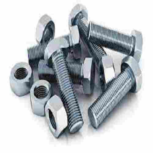 MS Bolts Nuts With Low Carbon Steel Material With Hexagon Shape