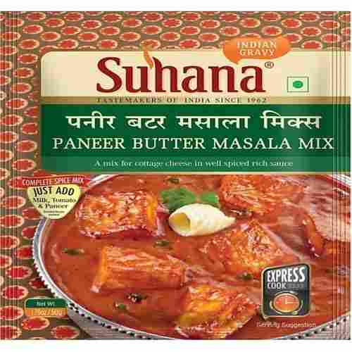 Suhana Paneer Butter Masala Complete Spicy Mix Available 50 Gm