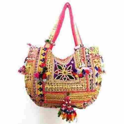 Very Spacious And Light Weight With Beaded Stone Work Banjara Bag For Party Wear