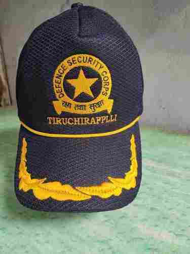 Black Color Embroidered Work Promotional Mens Caps