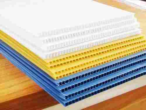 Crack Proof Water Resistance Three Colors PP Corrugated Sheets (3 mm)