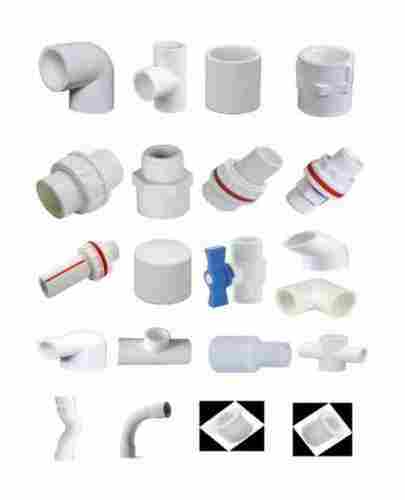 Hydraulic White Upvc Plastic Pipe Fittings, 1/2 to 2 Inch, Vertical Structure