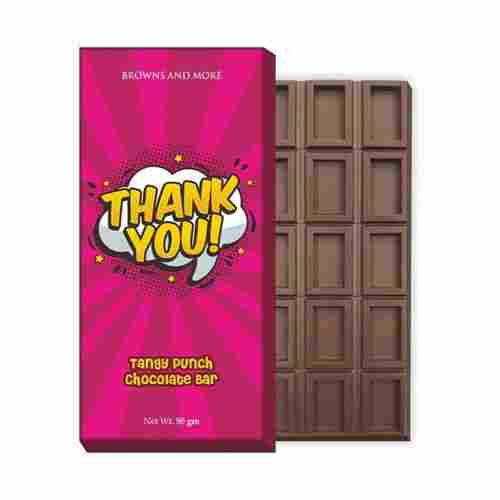 Thank You Theme Tangy Punch Delicious Dark Chocolate Bar (50 GMS Pack)