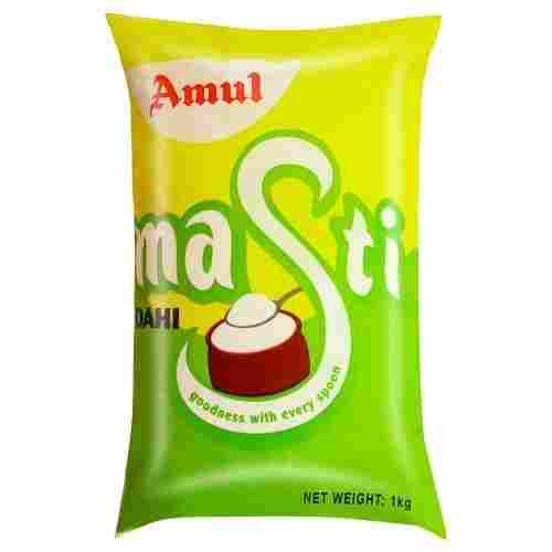 100% Pure And Fresh Tasty Healthy Amul Masti Dahi Pack Size 1 KG