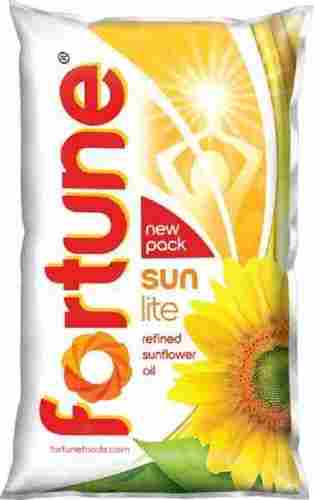 Fortune Sunlite Refined Sunflower Oil (1 Liters) Pouch Pack for Cooking