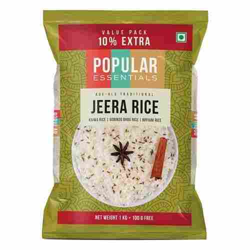 10% Extra Popular Essentials Long Grain Jeera Rice, Net Weight 1kg+100g Free