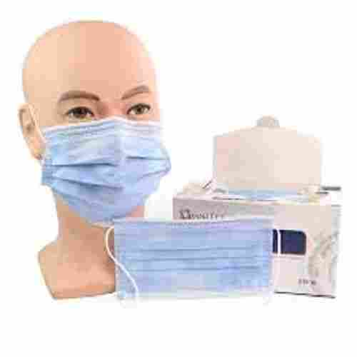 Blue Color Disposable And Breathable High Bacteria Filteration Ability Face Mask For Unisex