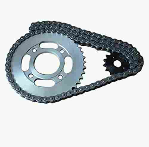 Rustproof And Long-Lasting Bajaj Mild Steel Chain Sprocket Kit For Two Wheeler