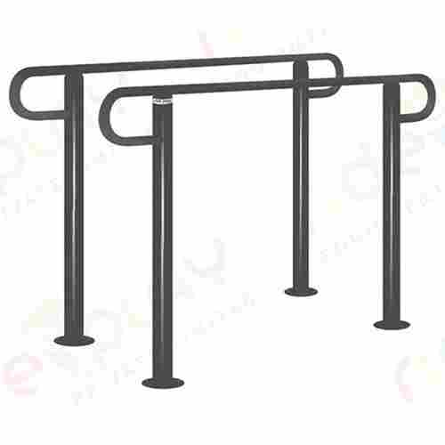 Black Powder Coated Outdoor Gym Parallel Bar For Kids, Girls, Boys And Adult