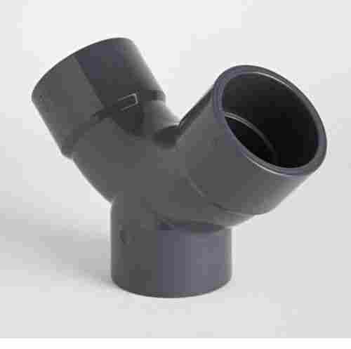 High Strength And Perfect Shape PVC Y Shaped Bend Fitting For Structure Pipe