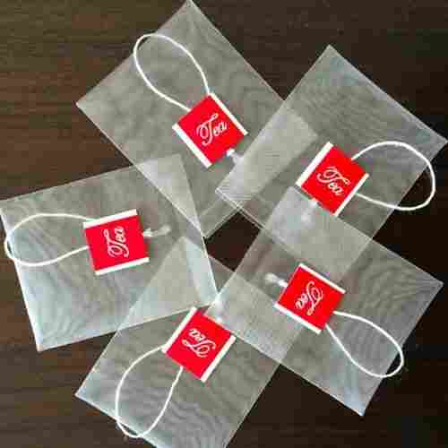 Nylon Pyramid Empty Tea Bags With Strings, Without Tags