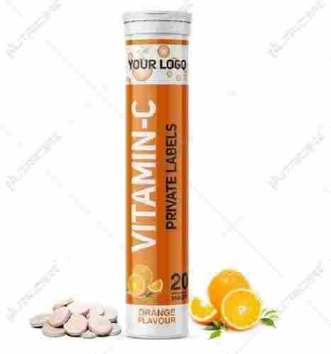 Orange Flavour Vitamin C Tablets