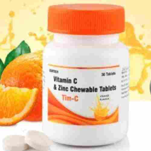 Vitamin C Zinc Chewable Tablets, 20 Tablets Pack
